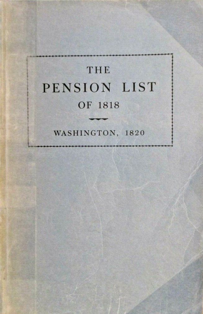 Pension List of 1818 Pension List of 1818